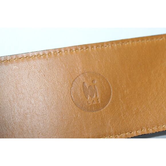 Vintage Genuine Python Belt Lai Made in USA Metallic Accents Size 27 - Picture 7 of 9